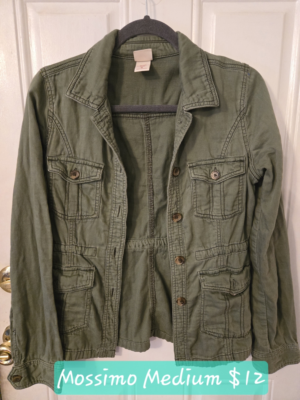 Mossimo Supply Co. Olive Green Women's Utility Jacket